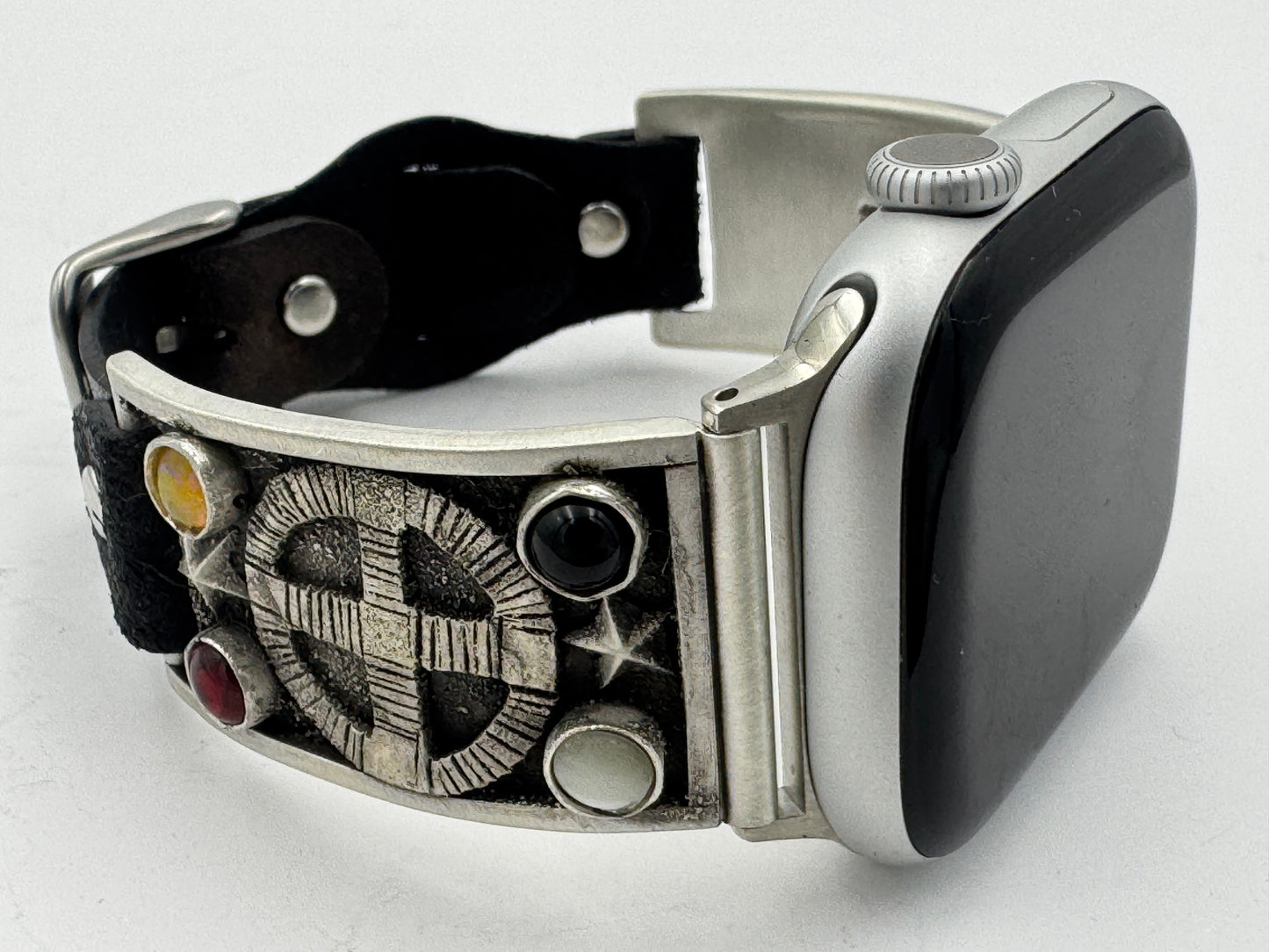 Tony Chino 38/40/41mm Unisex Sterling Silver Medicine Wheel #56