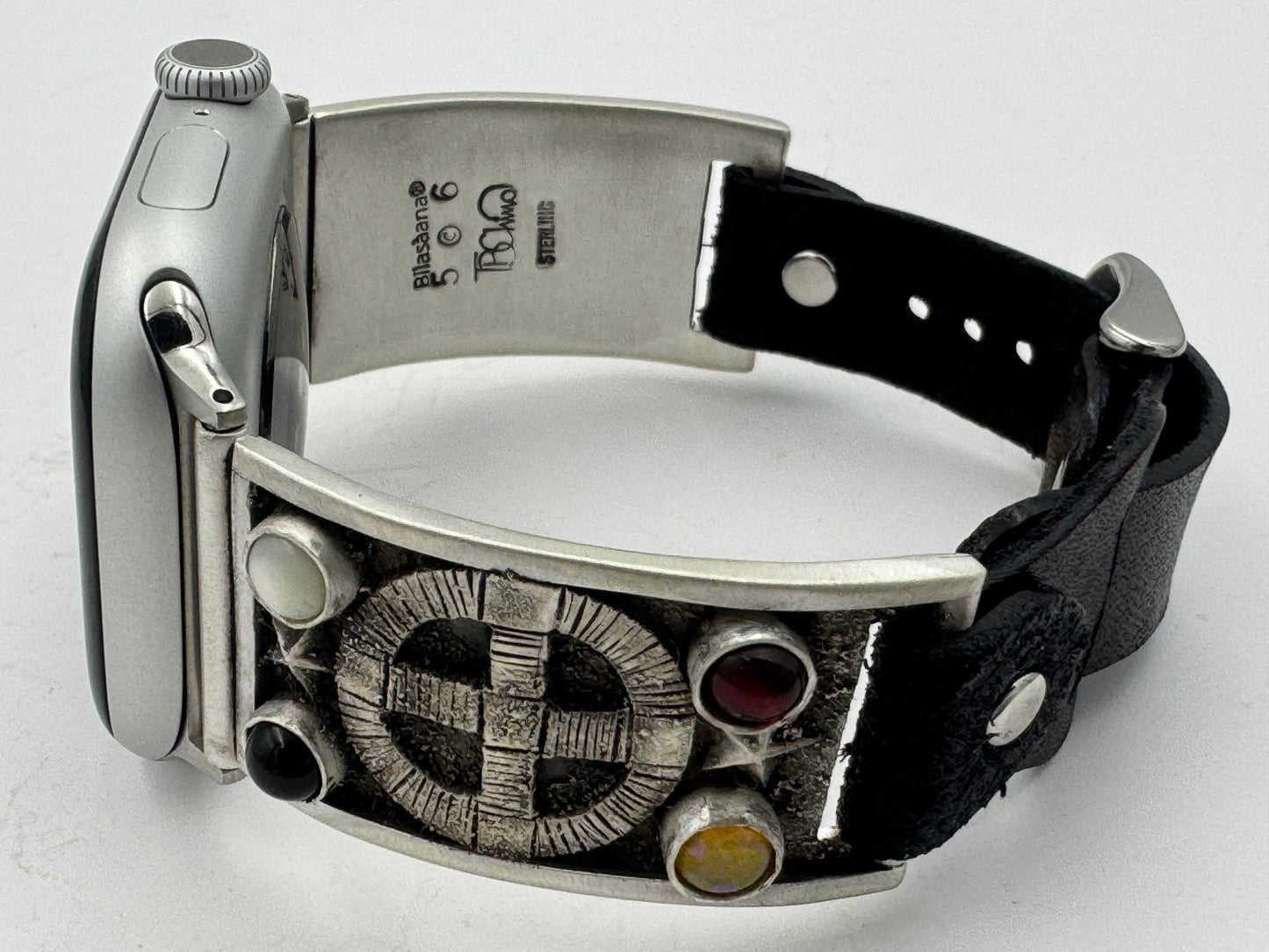 Tony Chino 38/40/41mm Unisex Sterling Silver Medicine Wheel #56