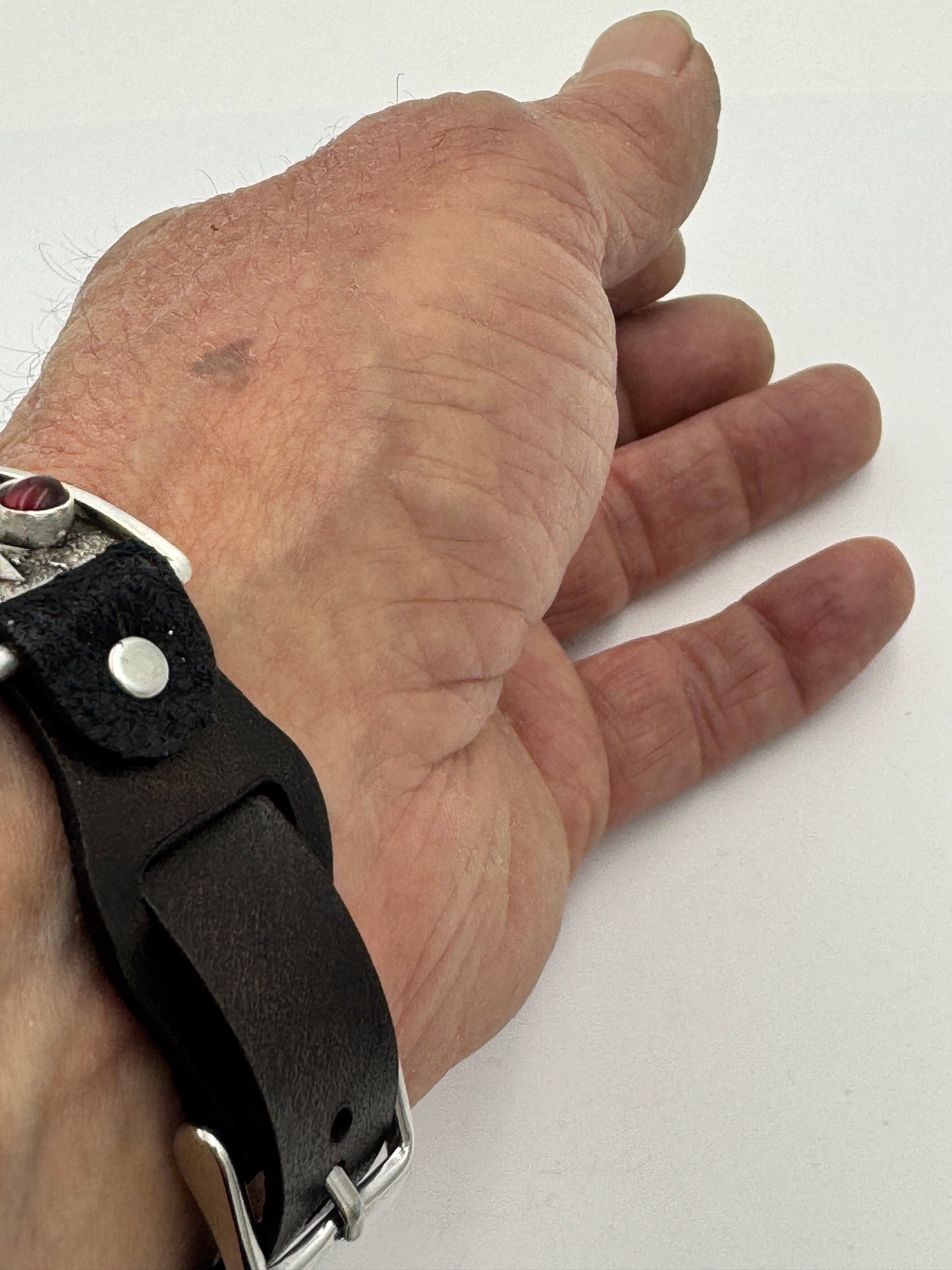 Tony Chino 38/40/41mm Unisex Sterling Silver Medicine Wheel #56