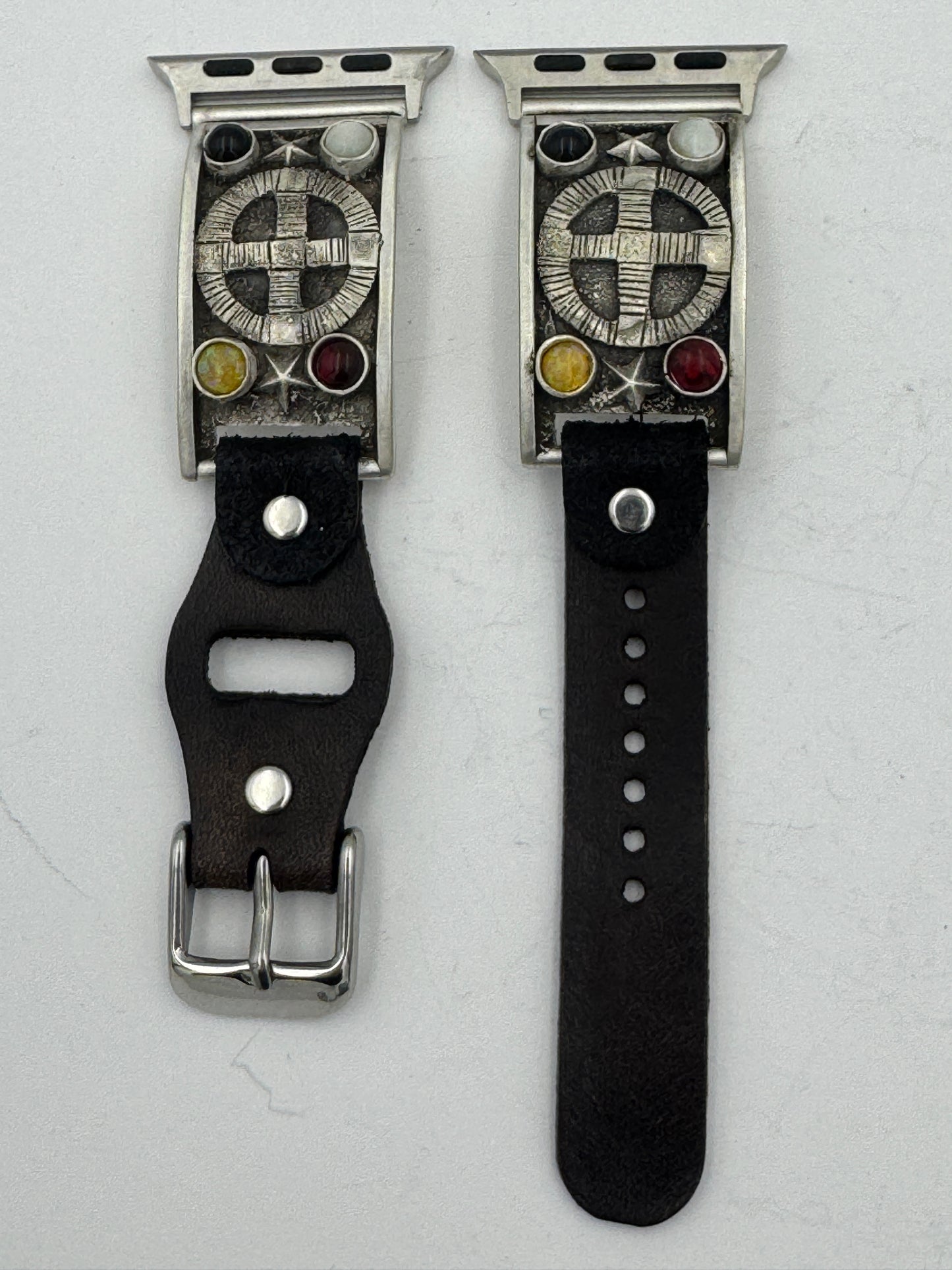 Tony Chino 38/40/41mm Unisex Sterling Silver Medicine Wheel #56