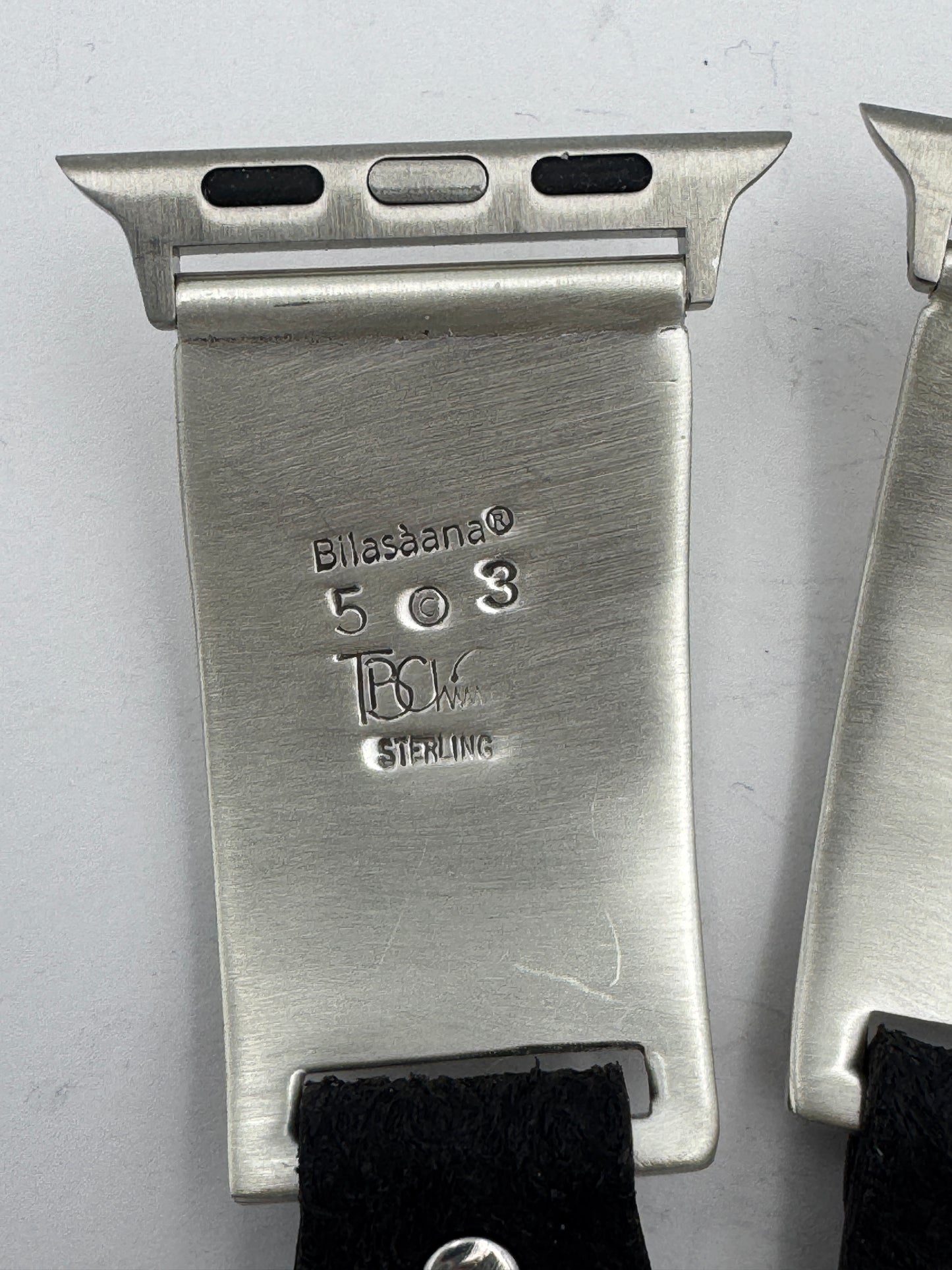 Tony Chino 38/40/41mm Unisex Sterling Silver Stamped Zia and Turquoise #53