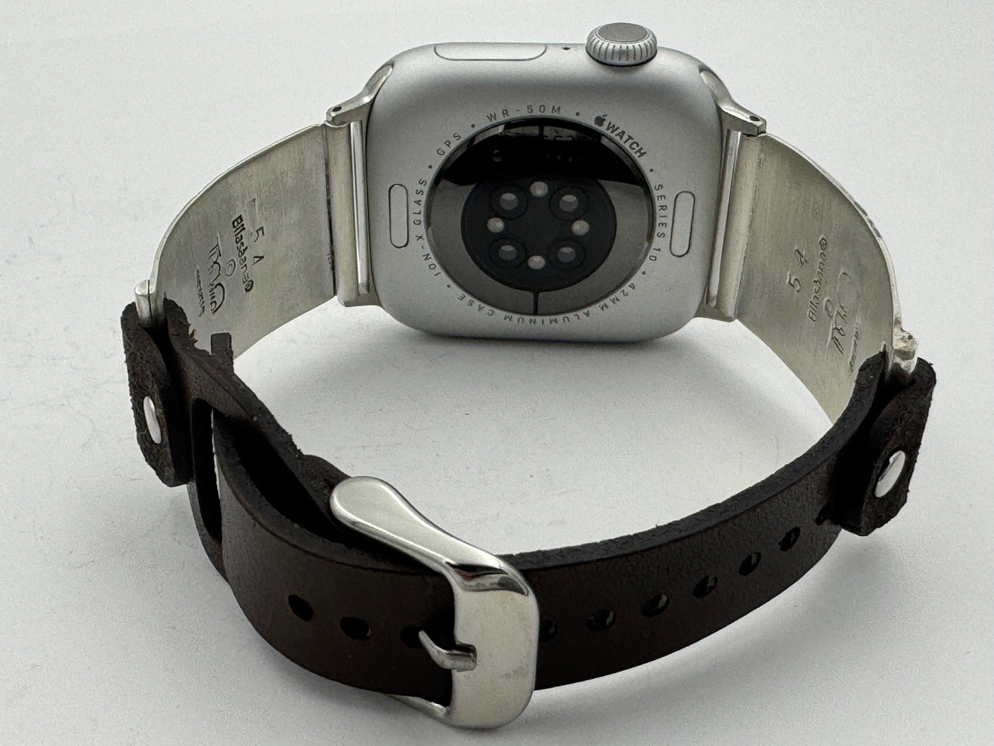 Tony Chino 38/40/41mm Unisex Sterling Silver Stamped Zia and Turquoise #54