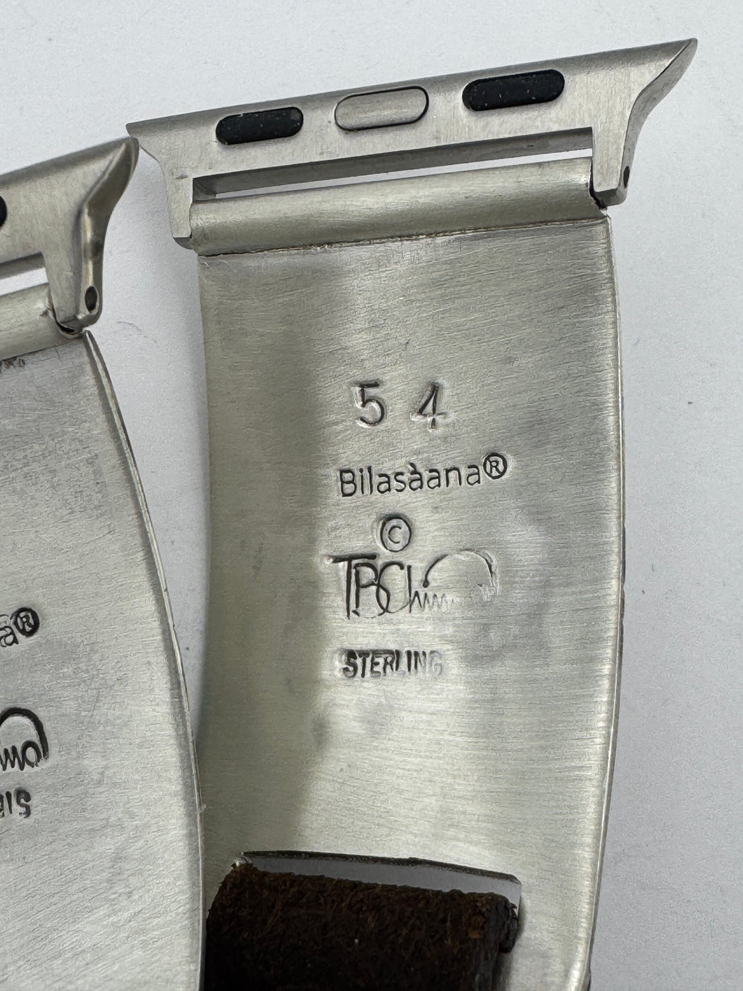 Tony Chino 38/40/41mm Unisex Sterling Silver Stamped Zia and Turquoise #54