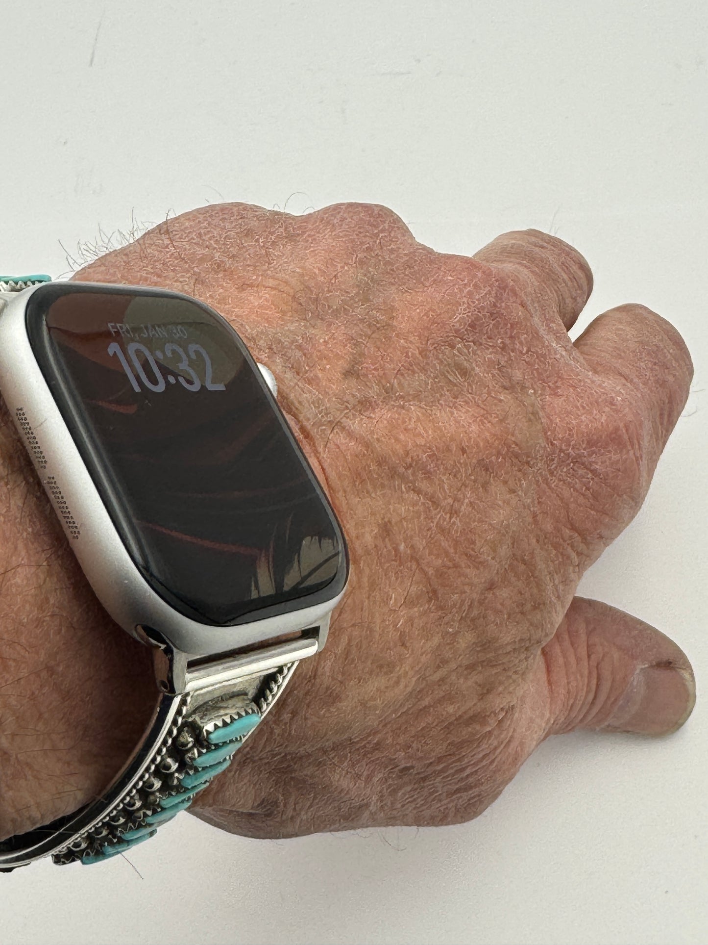 Nelson Morgan 42/44/45mm Unisex Sterling Silver Needle Point #58