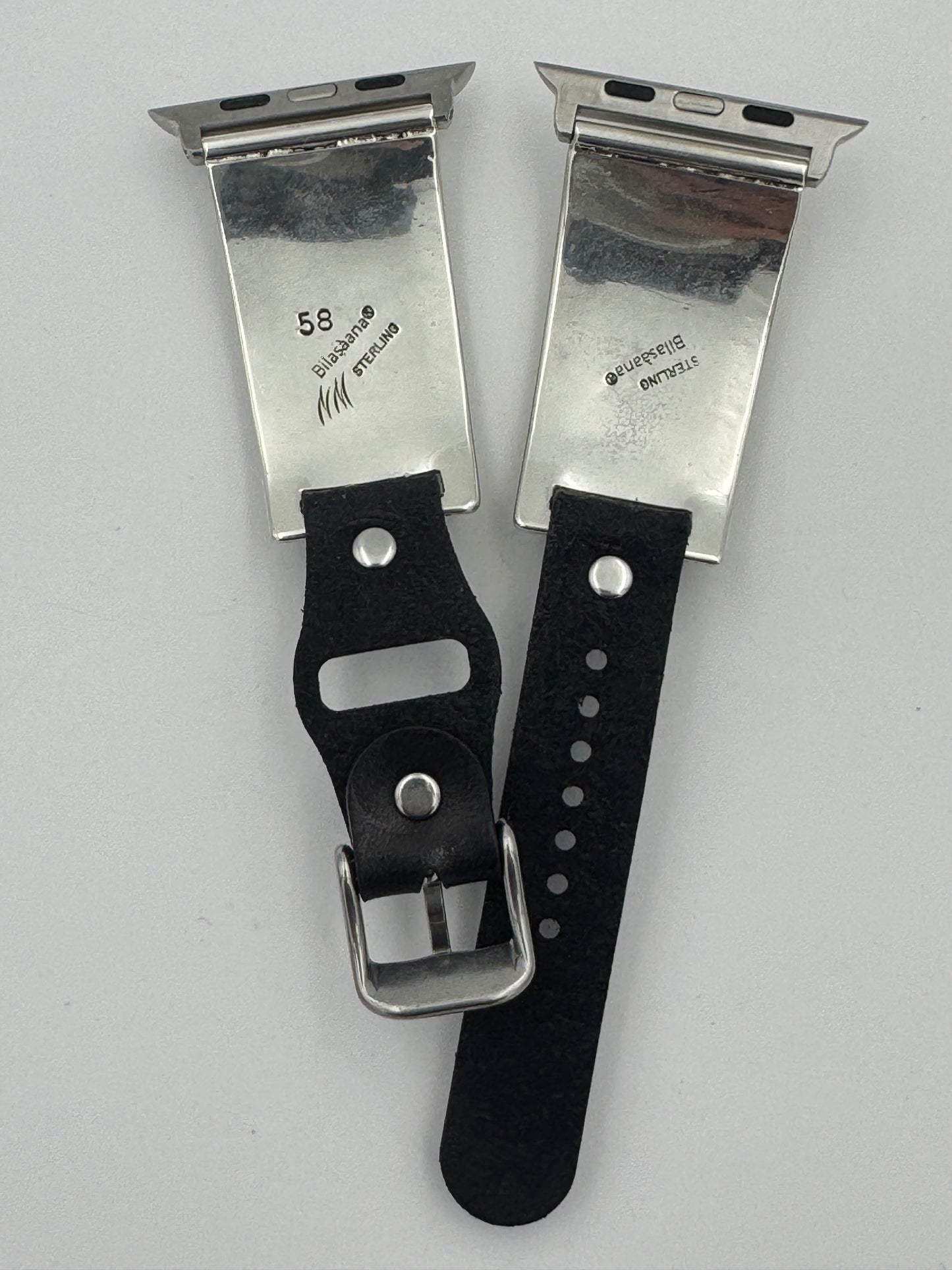 Nelson Morgan 42/44/45mm Unisex Sterling Silver Needle Point #58