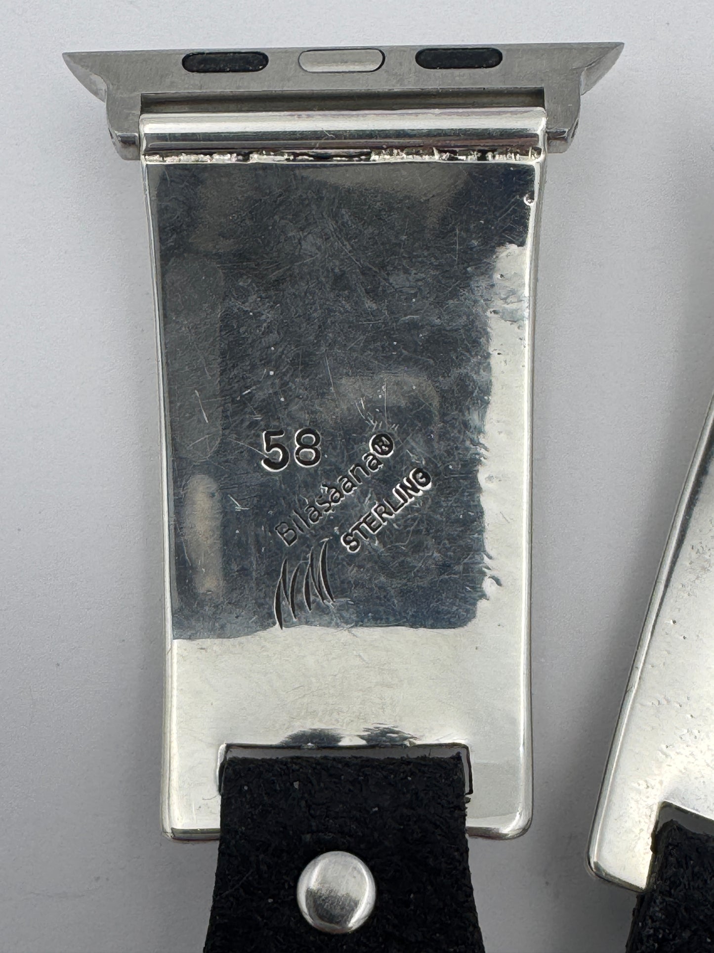 Nelson Morgan 42/44/45mm Unisex Sterling Silver Needle Point #58