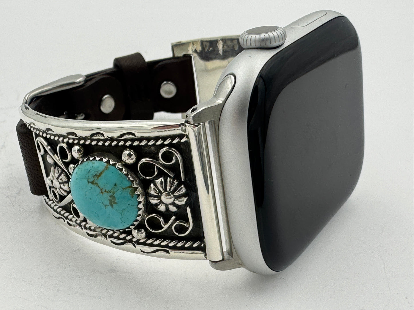 Nelson Morgan 42/44/45mm Unisex Sterling Silver Round Kingman #60