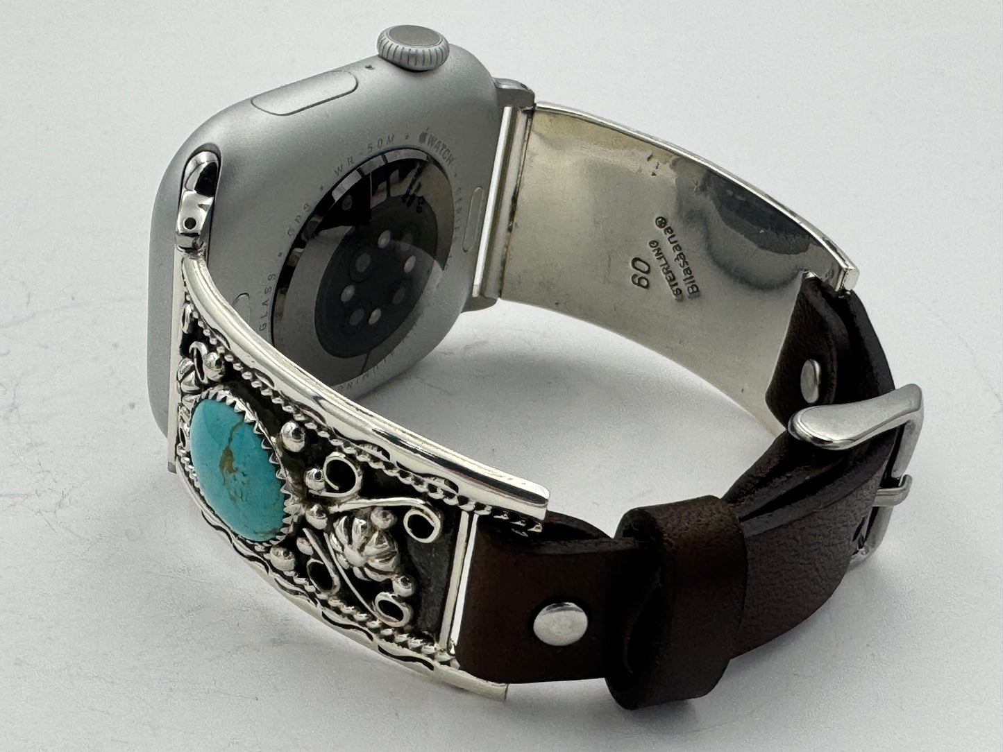 Nelson Morgan 42/44/45mm Unisex Sterling Silver Round Kingman #60