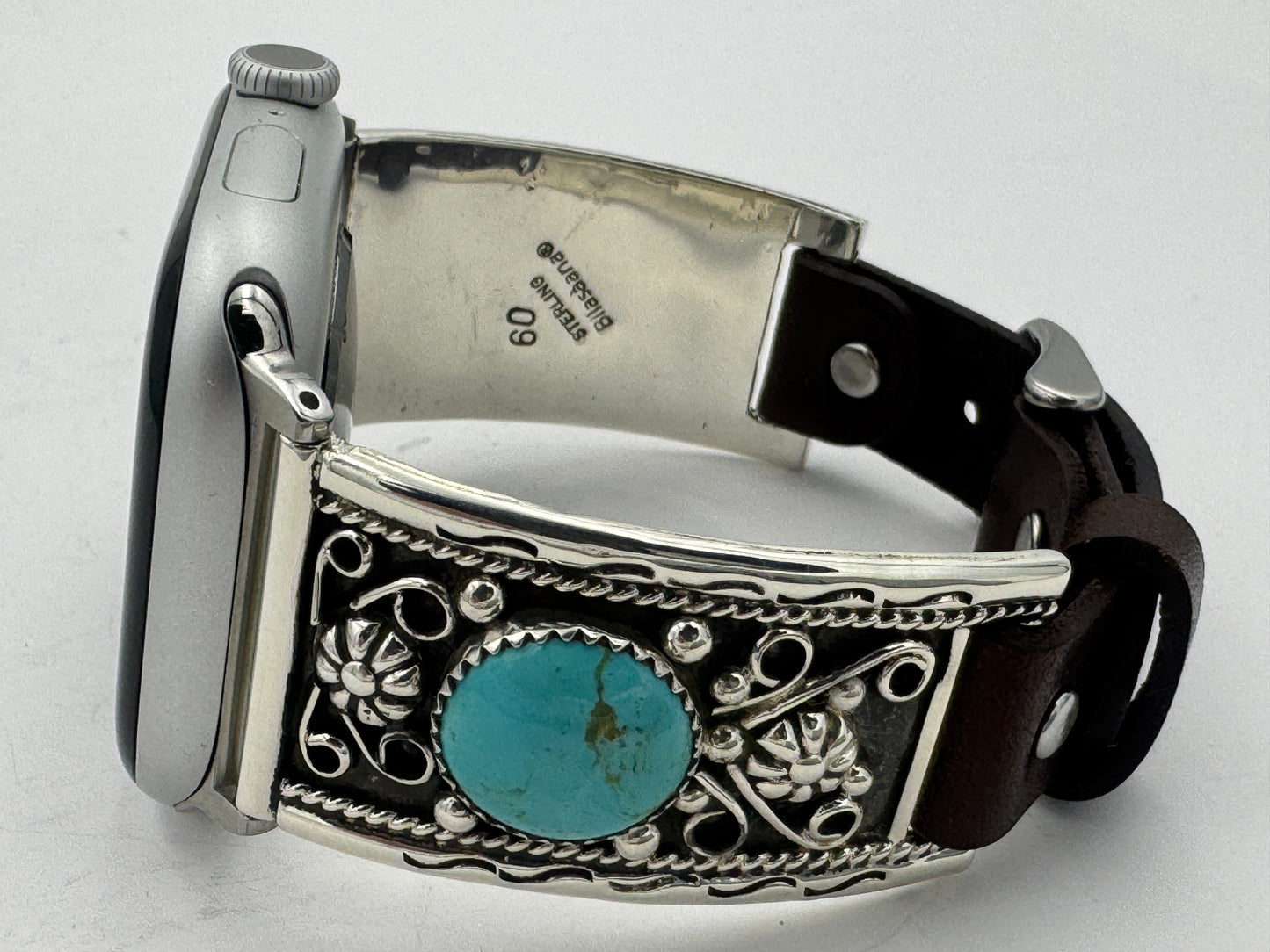 Nelson Morgan 42/44/45mm Unisex Sterling Silver Round Kingman #60