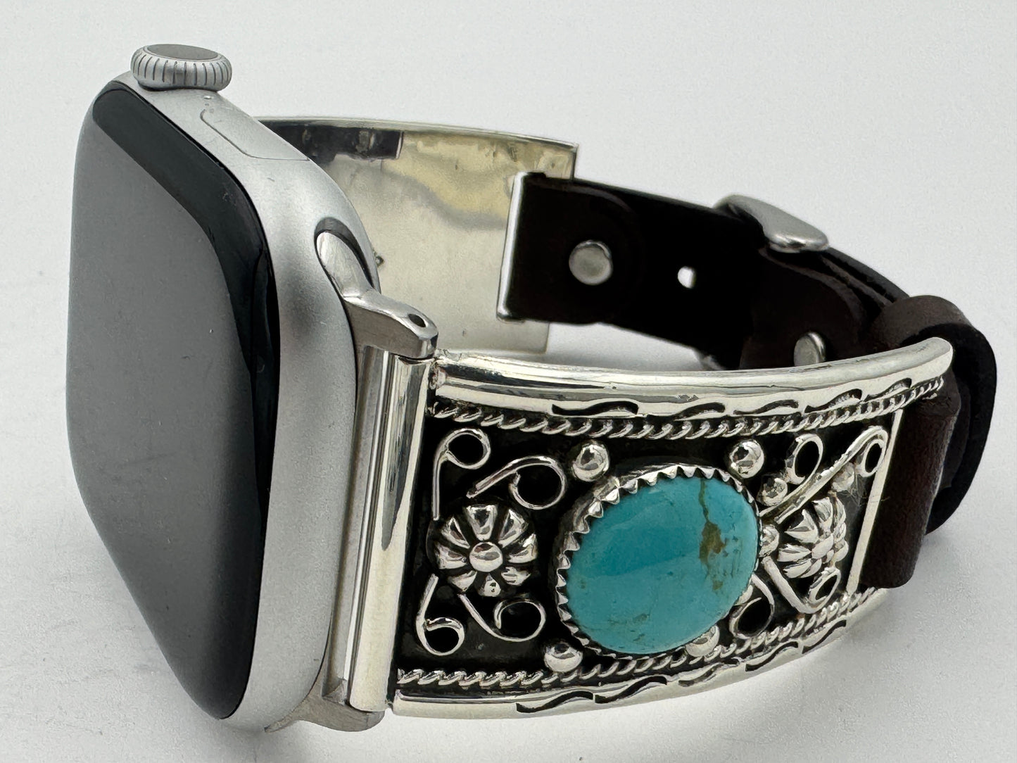 Nelson Morgan 42/44/45mm Unisex Sterling Silver Round Kingman #60