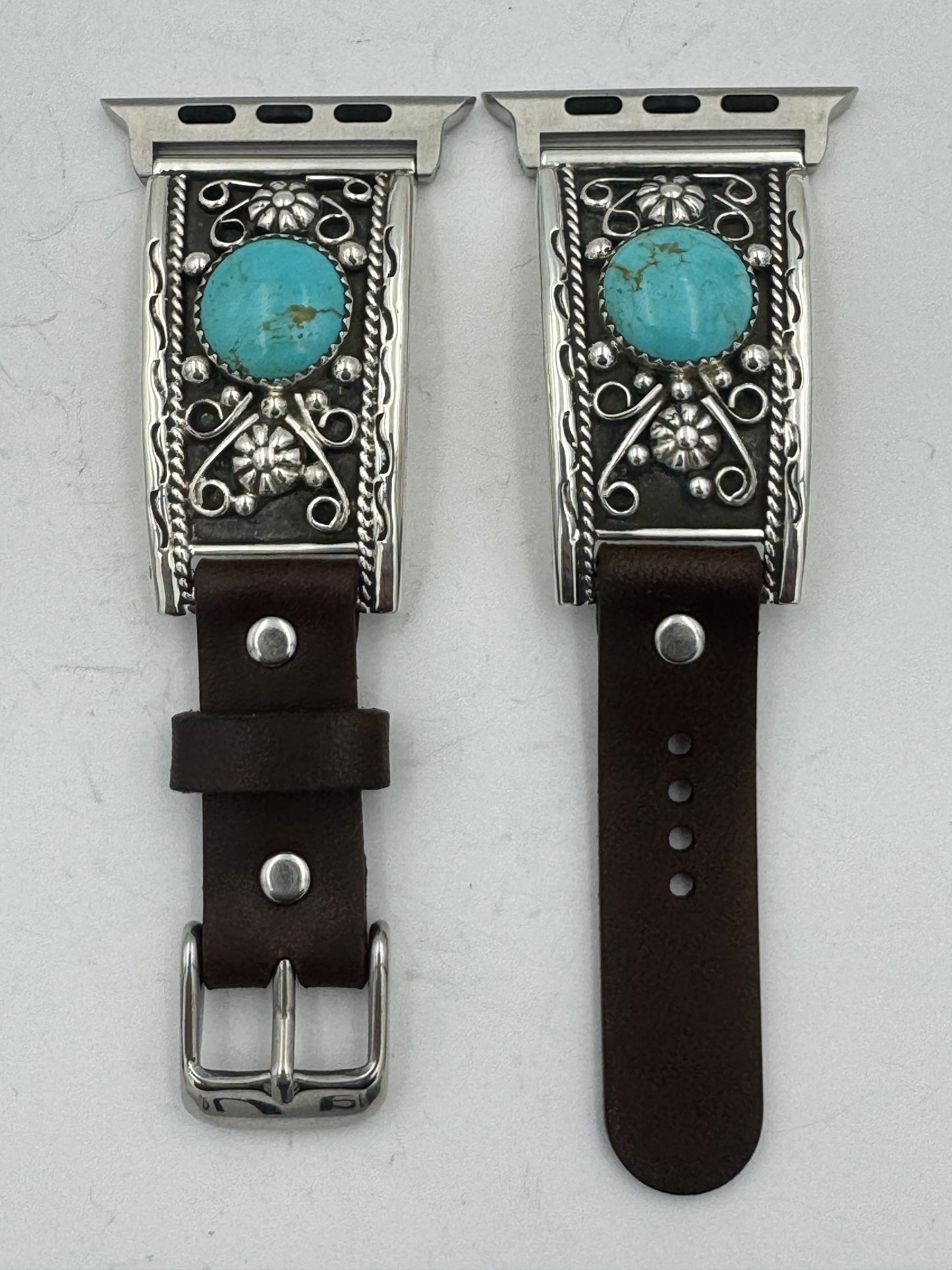 Nelson Morgan 42/44/45mm Unisex Sterling Silver Round Kingman #60