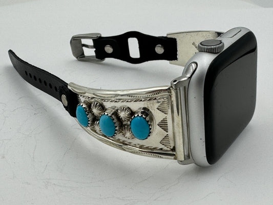 Nelson Morgan 42/44/45mm Ladies Sterling Silver Turquoise #20