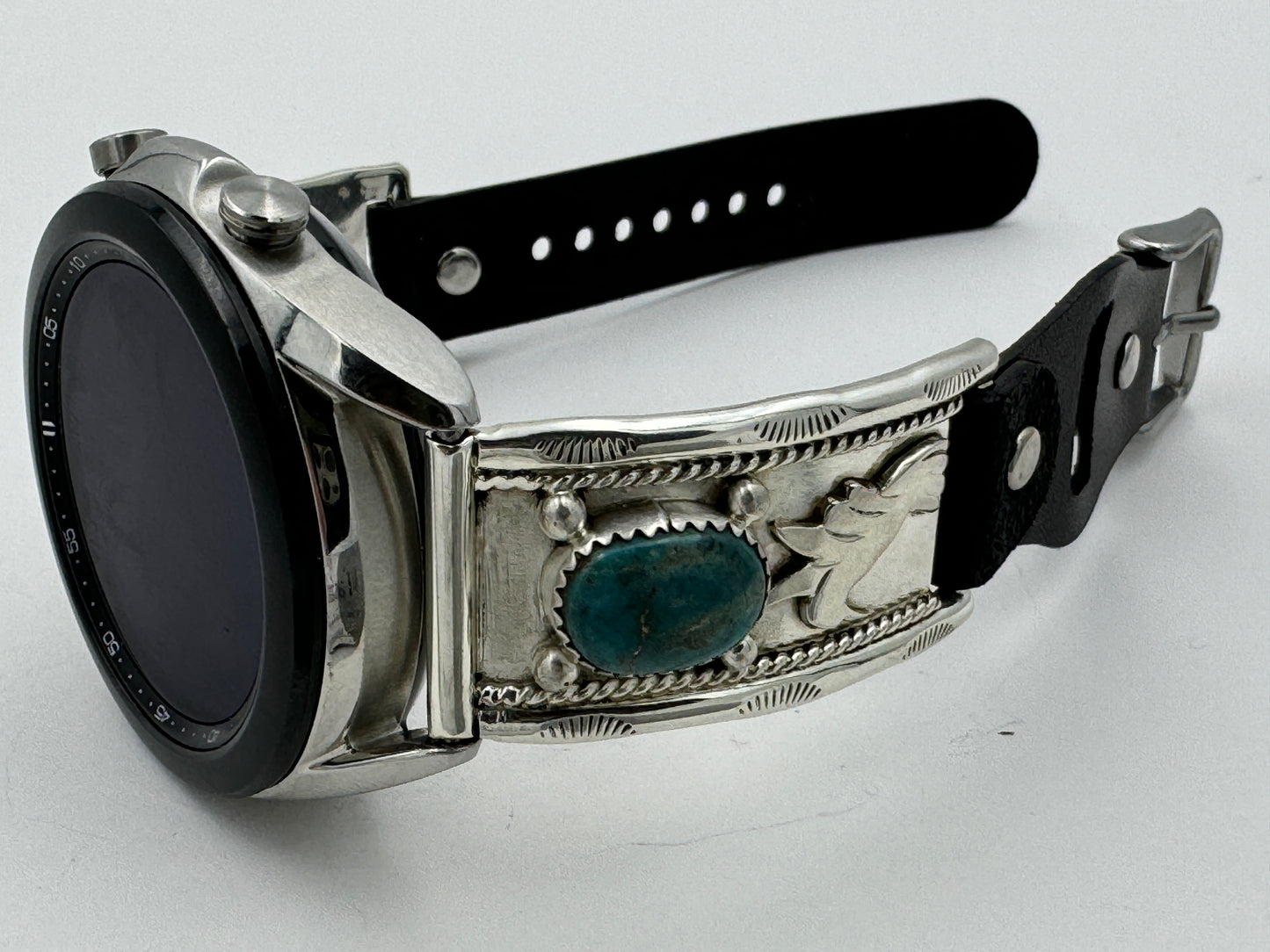 Nelson Morgan Samsung Galaxy 41mm Sterling Silver Bisbee Turquoise #24