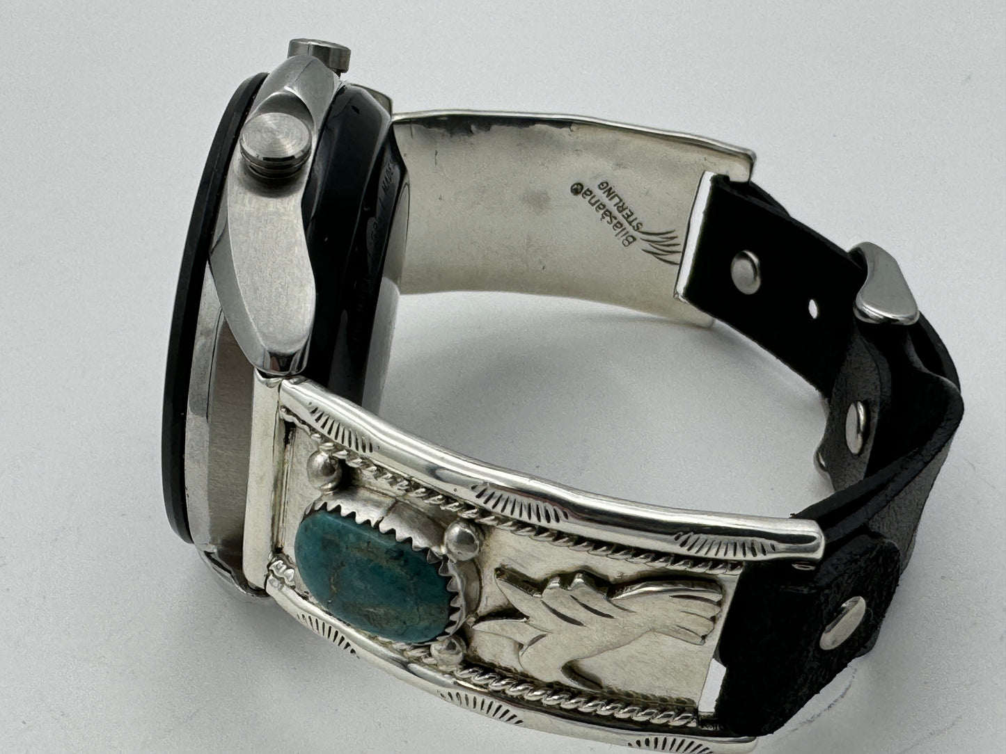 Nelson Morgan Samsung Galaxy 41mm Sterling Silver Bisbee Turquoise #24