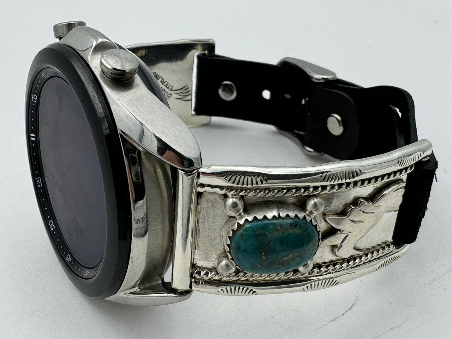 Nelson Morgan Samsung Galaxy 41mm Sterling Silver Bisbee Turquoise #24