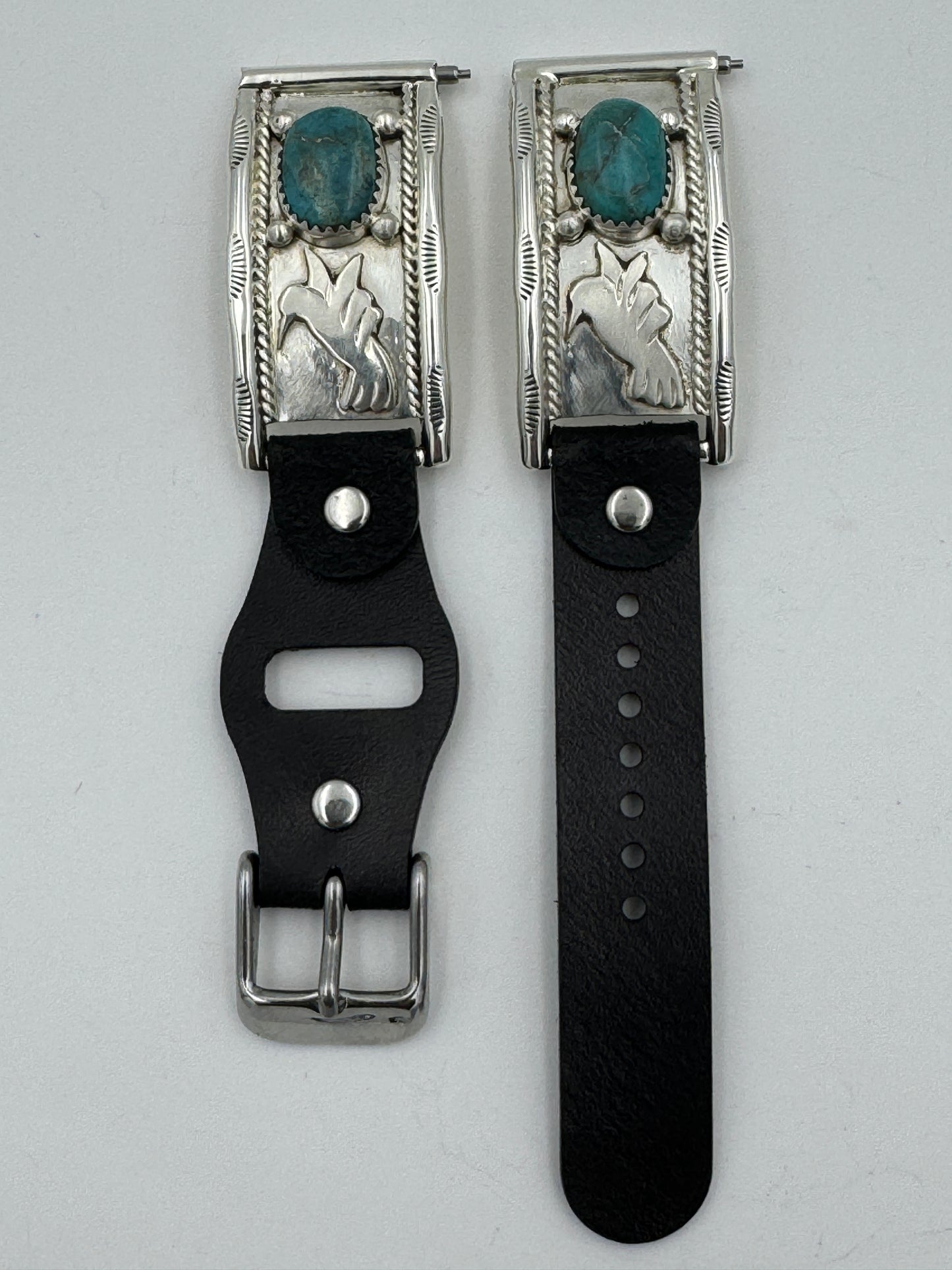 Nelson Morgan Samsung Galaxy 41mm Sterling Silver Bisbee Turquoise #24