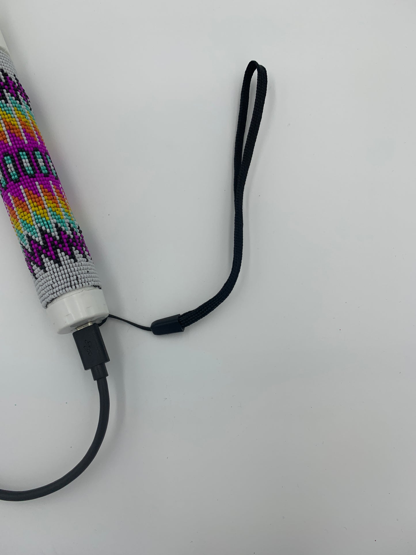 Dwight Nathaniel Beaded Handle Blue Tooth Selfie Stick #3