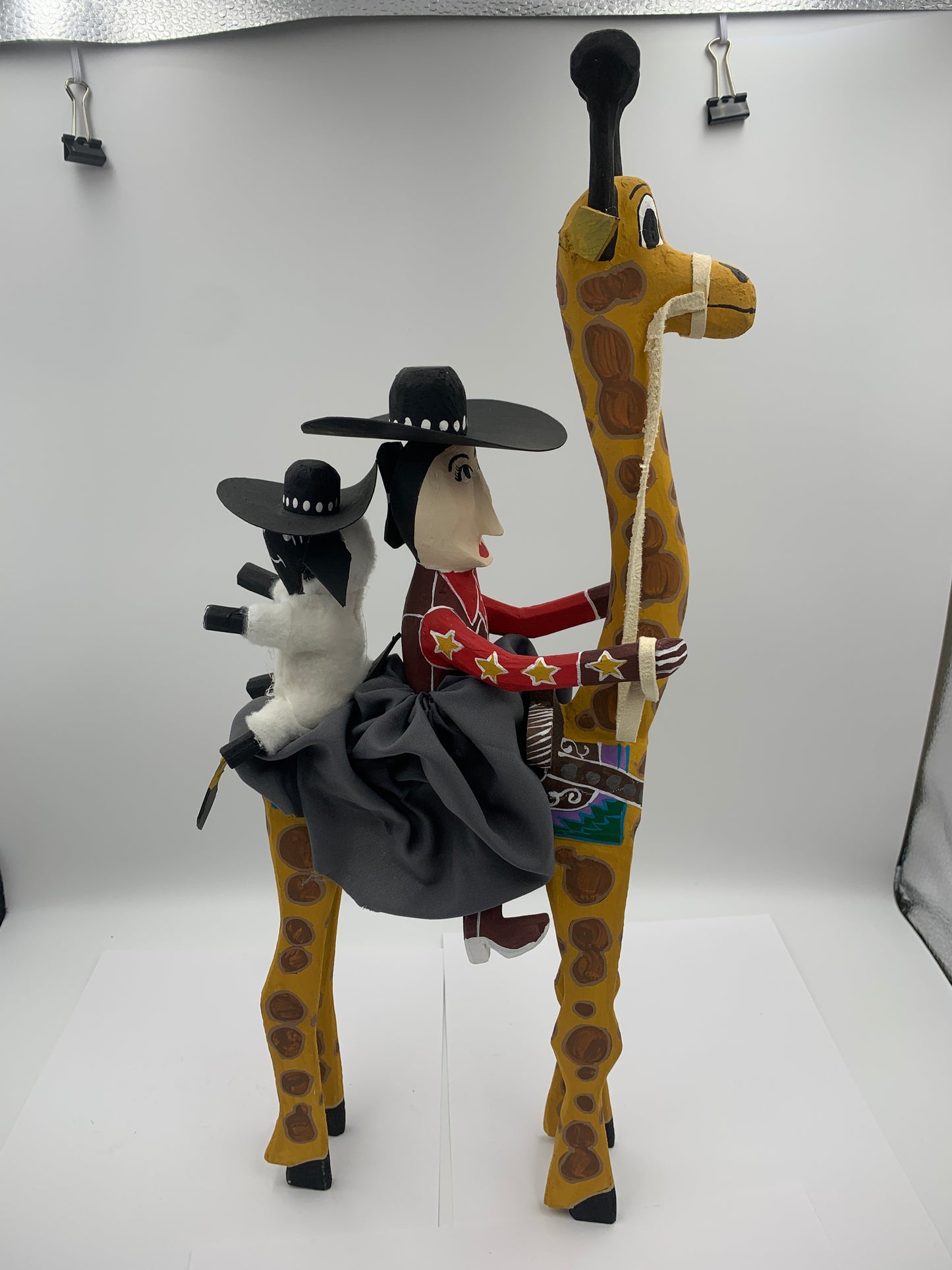 Delbert Buck Giraffe Rider Gal #0004