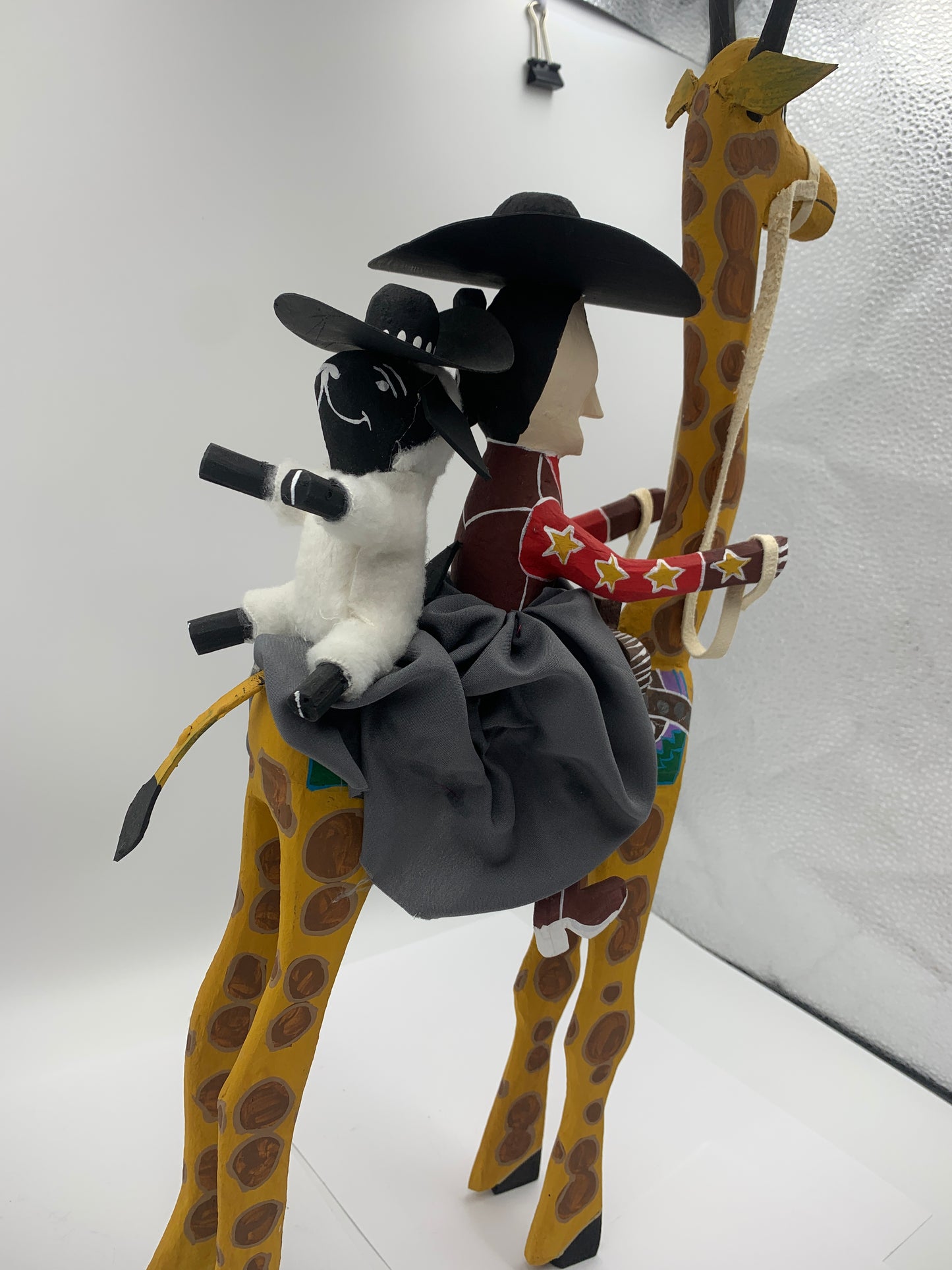 Delbert Buck Giraffe Rider Gal #0004