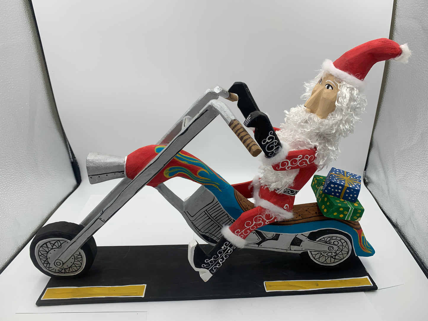 Delbert Buck Santa on Harley #0010