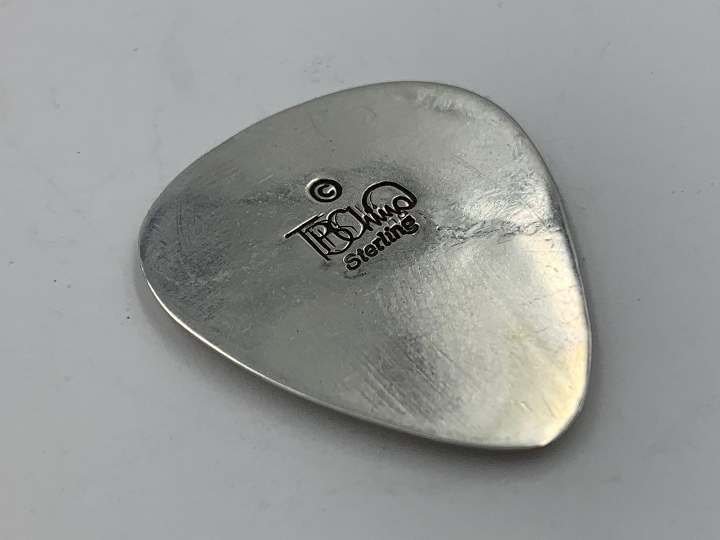 Tony Chino Sterling Silver Guitar Pick #1