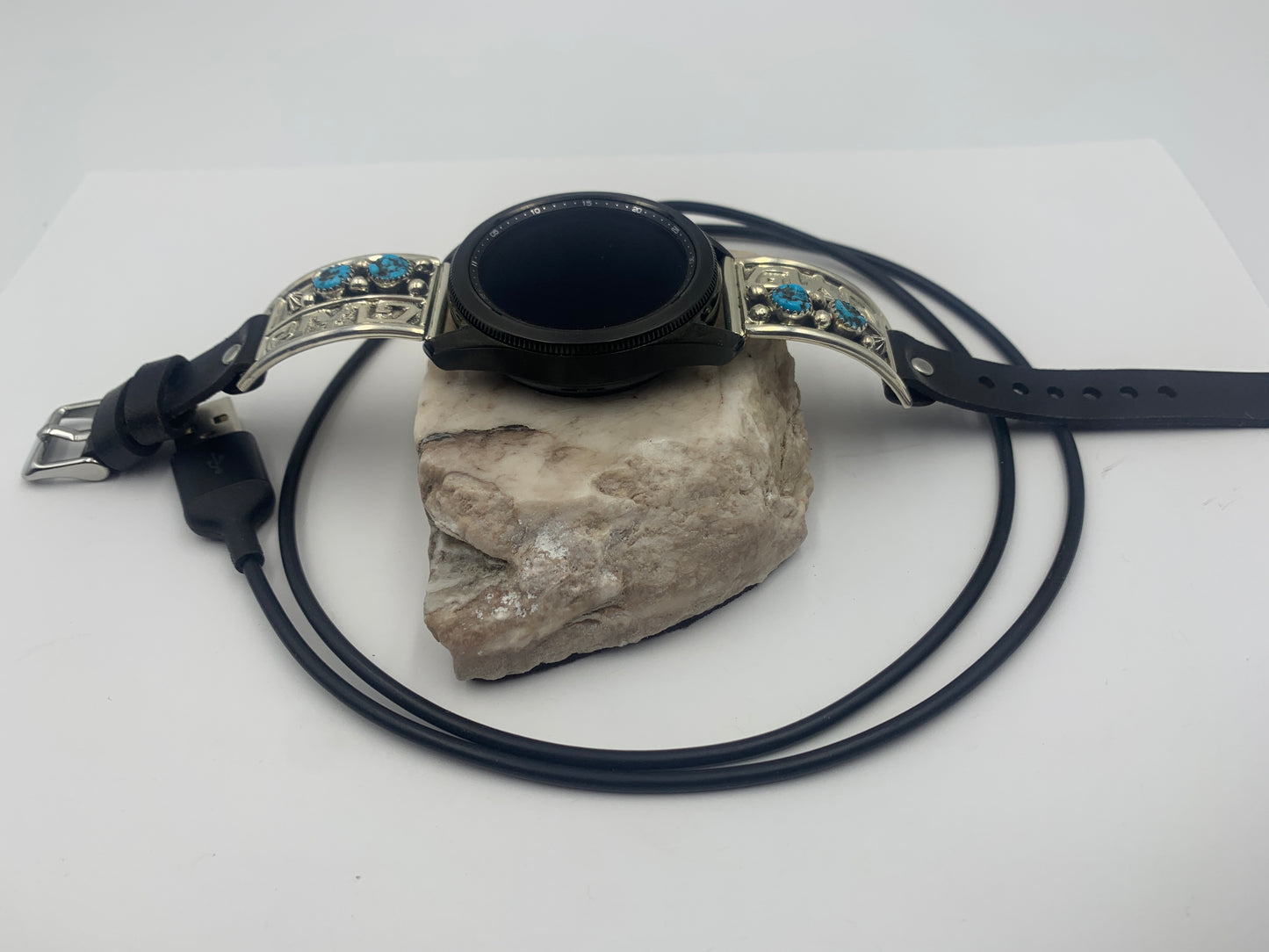 Native American Samsung Watch Charging Stone with Horse (JT50)