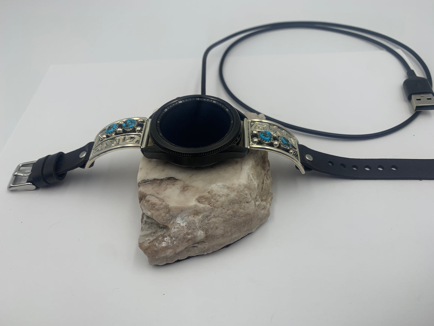 Native American Samsung Watch Charging Stone with Horse (JT50)